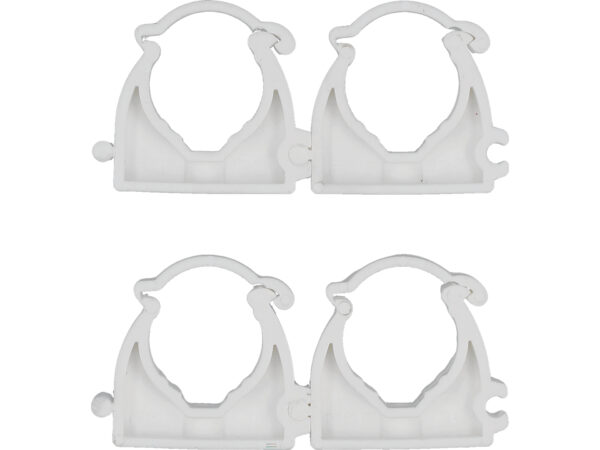SET 4 Cleme Blocabile Suport Țeavă Pvc, Pe, pe-X, Pp, Pb, 22MM