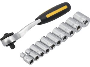 TRUSĂ ANTRENOR CU CLICHET 1/4” + CHEI TUBULARE