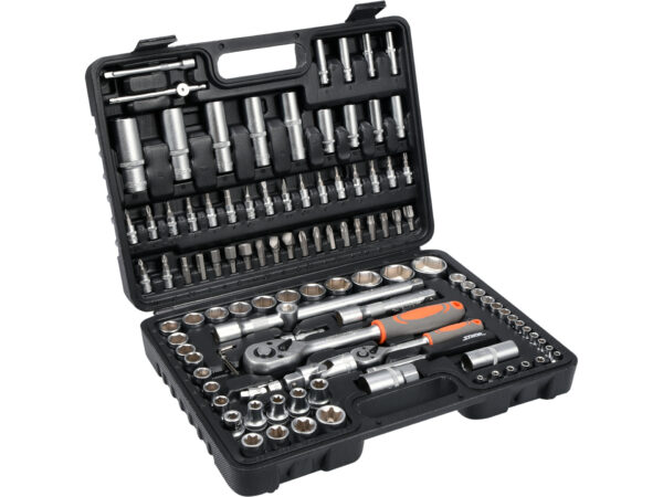 Trusă Tubulare 1/2”-1/4”, 108 Piese