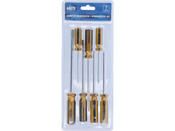 SET Șurubelnițe cu Mâner din Plastic, 7 BUC