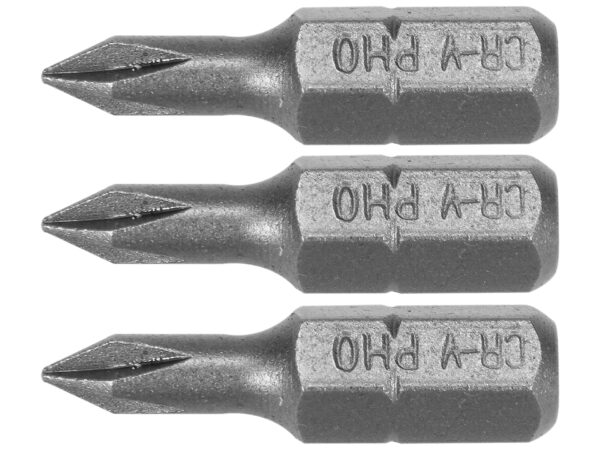 SET 3 BIȚI 1/4” Ph0x25mm