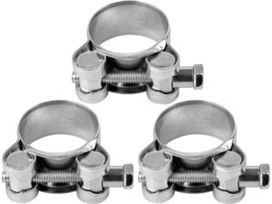 SET 3 CLEME ZINCATE CU ȘURUB, 29-31/2”0MM