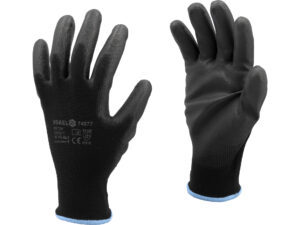 Mănuși de Lucru 9”, Negru (12 Perechi)