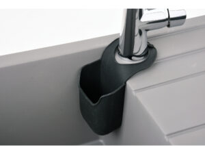 SUPORT DEPOZITARE BURETE VASE, DIN SILICON, NEGRU