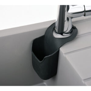 SUPORT DEPOZITARE BURETE VASE, DIN SILICON, NEGRU