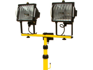 LAMPĂ HALOGEN 2 SPOTURI 500W, CU SUPORT