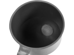 Pâlnie Înclinată cu Sită, Gri, 130MM