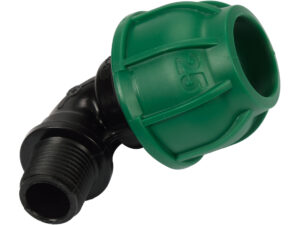 COT COMPRESIUNE 90°, FILET EXTERIOR, 25MM X 1/2”