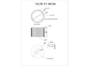 FILTRU HEPA YT-85700 ȘI YT-85701