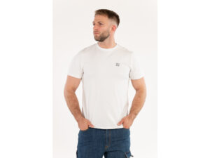 Tricou Alb, TALL cu Elastan, Mărimea 2XL