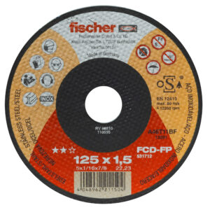 Disc de tăiere fischerFCD-FP 125 x 1.5 x 22.23 inox