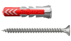 DuoPower fischer 5 x 25 S cu șurub din oțel inoxidabil A2