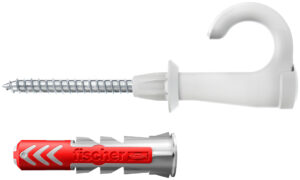 Set 4 buc diblu nylon EasyHook fischer 8×40, cu cârlig rotund, DuoPower