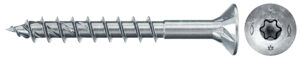 Șurub fischer pentru PAL, FPF II CTP 4.0 x 30 BC 1000 cu cap înecat TX cu locaș tip stea și total filetat, zincat