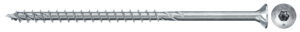 Șurub fischer pentru PAL, FPF II CTP 5.0 x 120 BC 200 cu cap înecat TX cu locaș tip stea și total filetat, zincat<br />