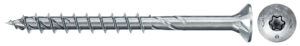 Șurub fischer PowerFast FPF II CTP 5.0 x 80 BC cap înecat, amprentă TX, filet parțial, zincat albastru