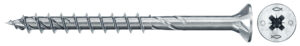 Șurub fischer pentru PAL, FPF II CZP 5.0 x 70 BC 200 cu cap înecat, placat cu zinc albastru, filet parțial antrenare în cruce PZ
