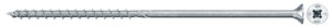 Șurub fischer pentru PAL, FPF II CZP 6.0 x 180 BC 100 cu cap înecat, placat cu zinc albastru, filet parțial antrenare în cruce PZ