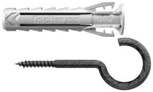 Diblul de expansiune fischer SX Plus 6 x 30 RHR cu cârlig rotund