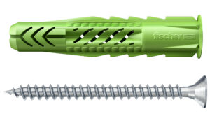 Diblu universal fischer UX Green 6 x 35 R S cu guler și șurub