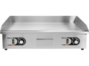 GRĂTAR ELECTRIC CU SUPRAFAȚĂ NETEDĂ, 2X2.2KW, 735x420MM