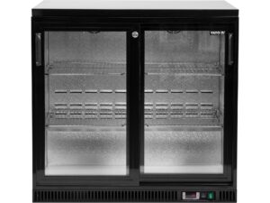VITRINĂ PENTRU STICLE, 2 USI CULISABILE, 200W, 227L, 920X515X905MM
