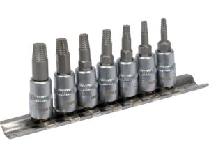 SET BIȚI PENTRU ȘURUBURI TORX DETERIORATE, 7 PIESE