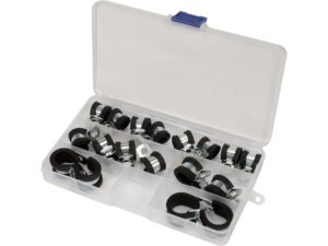 SET Cleme OȚEL Inoxidabil cu Cauciuc, 18 BUC
