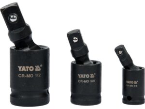 SET ARTICULAȚIE CARDANICĂ IMPACT 1/4”, 3/8”, 1/2”