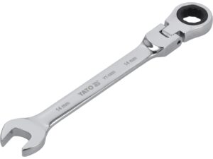 CHEIE COMBINATĂ CU CLICHET ȘI CAP FLEXIBIL 14MM
