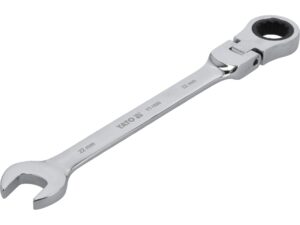 CHEIE COMBINATĂ CU CLICHET ȘI CAP FLEXIBIL 22MM
