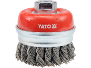 PERIE CUPĂ 75MM, PRINDERE M14, CU TOROANE DIN OȚEL INOXIDABIL