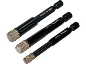 SET 3 Burghie Diamantate pentru Ceramică