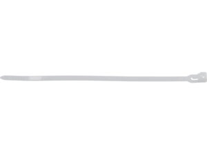 COLIER PLASTIC REUTILIZABIL 3,6X150MM, 100 BUC, ALB