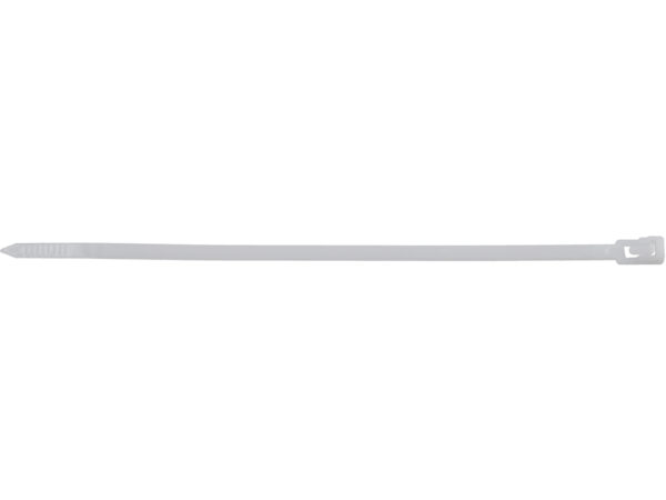 Colier Plastic Reutilizabil 4,8x200mm 100 Buc, ALB