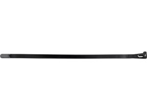 COLIER PLASTIC REUTILIZABIL 7,6X250MM 50 BUC, NEGRU