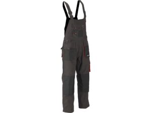 Pantaloni de Lucru cu Pieptar, Basalt, Mărimea 2XL