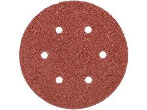 SET 50 DISCURI ABRAZIVE VELCRO, 150MM, 6 GĂURI, P40