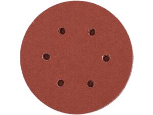SET 50 DISCURI ABRAZIVE VELCRO, 150MM, 6 GĂURI, P120