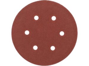 SET 50 DISCURI ABRAZIVE VELCRO, 150MM, 6 GĂURI, P150