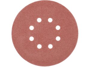 SET 50 DISCURI ABRAZIVE VELCRO, 150MM, 8 GĂURI, P80