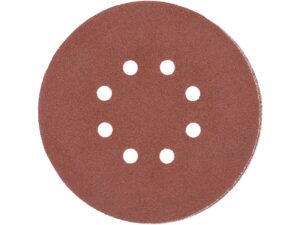 SET 50 DISCURI ABRAZIVE VELCRO, 150MM, 8 GĂURI, P100