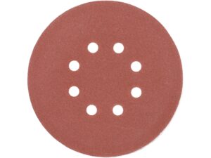 SET 50 DISCURI ABRAZIVE VELCRO, 150MM, 8 GĂURI, P150