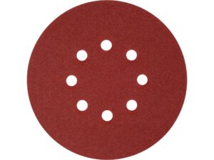 SET 50 DISCURI ABRAZIVE VELCRO, 150MM, 8 GĂURI, P180