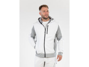 Jacheta Fleece cu Gluga Sarna ALBA M