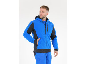 Jacheta Fleece cu Gluga Sarna Albastra M