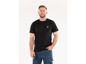 Tricou Negru, TALL cu Elastan, Mărimea XL