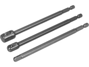 SET 3 ADAPTOARE HEXAGONALE 1/4”, 3/8”, 1/2”
