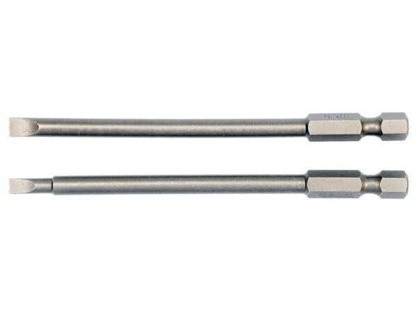 Capăt Surubelniță 100mm, 1/4” Dreaptă, 2 BUC