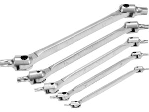 SET CHEI TORX CU ARTICULAȚIE, 5 BUC